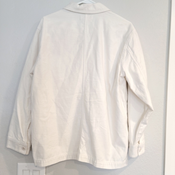Madewell Drakefield Shirt-Jacket in Ecru - Picture 4 of 10